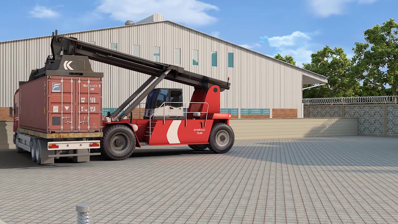 OMA Logistics Base in Senegal Africa - 3D Animation Video