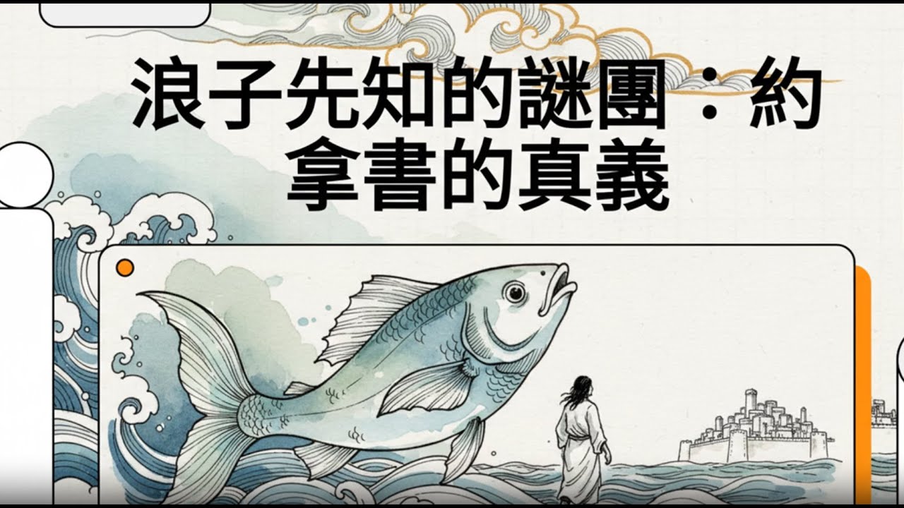恩典、公義與宣教：跨越種族與信仰的界限 (約拿書的真義)《道成肉身的講道系列：提摩太. 凱勒牧師的三重視角模式》06