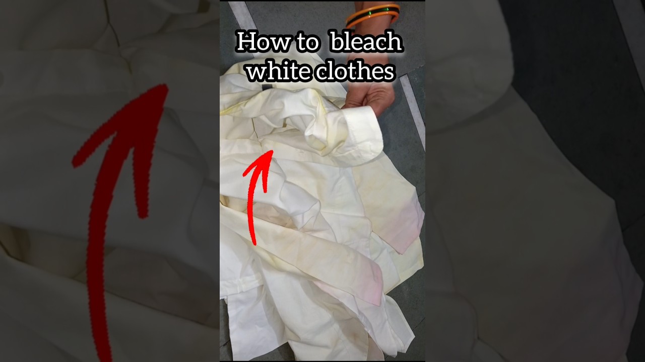 use of bleaching powder #remove stean from white clothes
