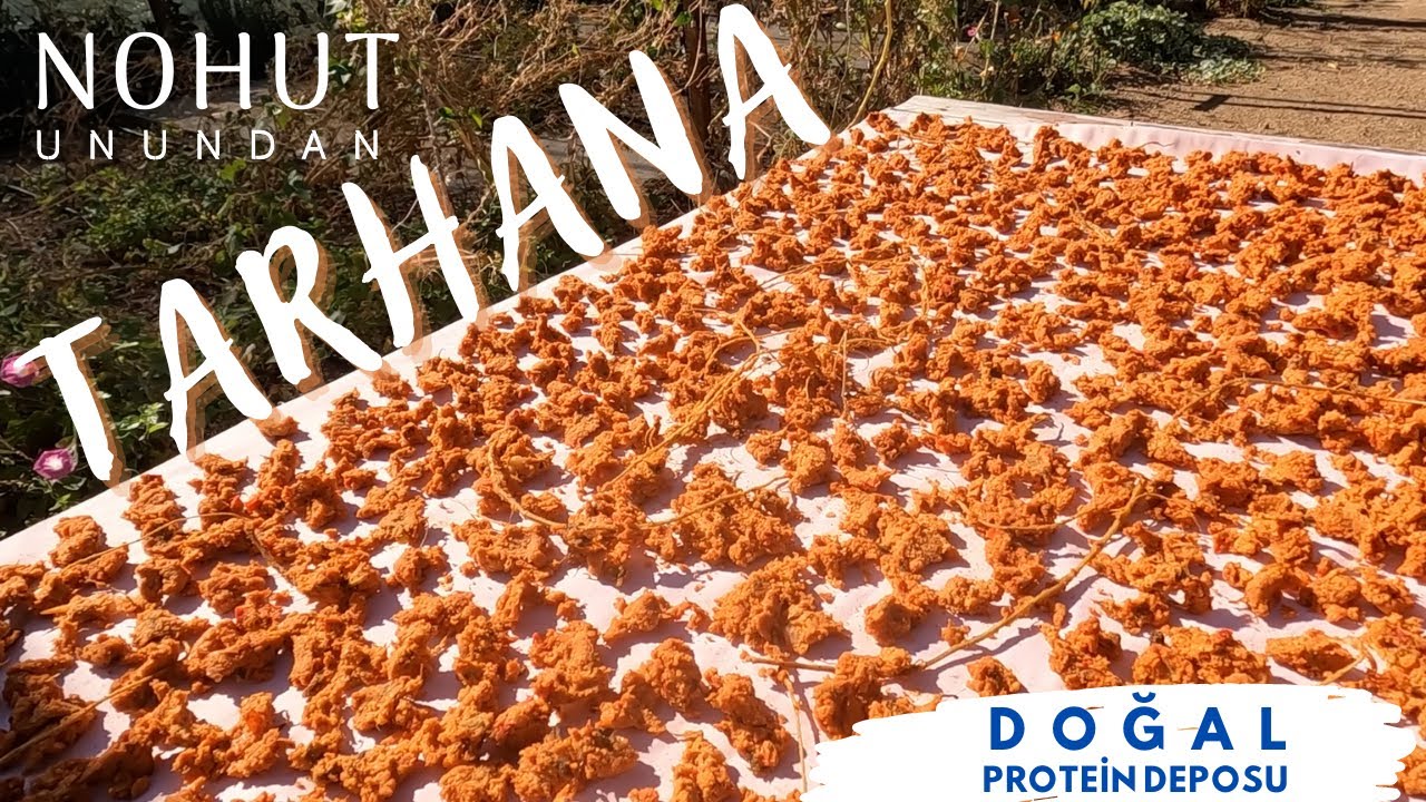 ÇÖLYAK HASTALARI İÇİN GLÜTENSİZ TARHANA / Nohut Unu Tarhanası / Protein Deposu / Kışlık Hazırlıklar