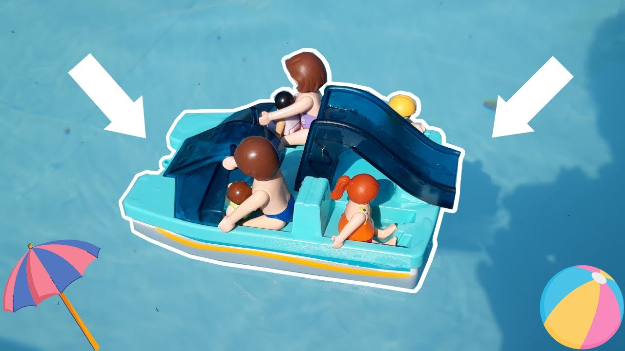 [Film Playmobil] Pédalo En Famille 🌊