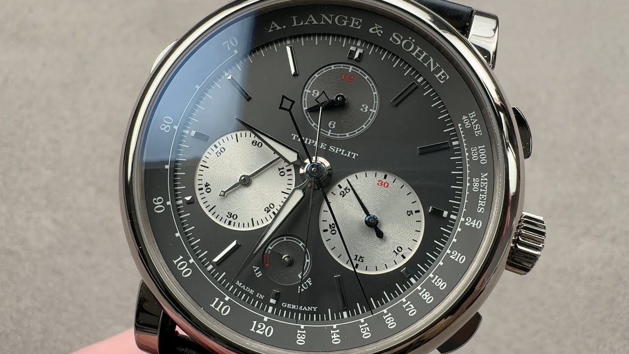 A. Lange & Sohne Saxonia Triple Split (424.038F) A. Lange & Sohne Watch Review