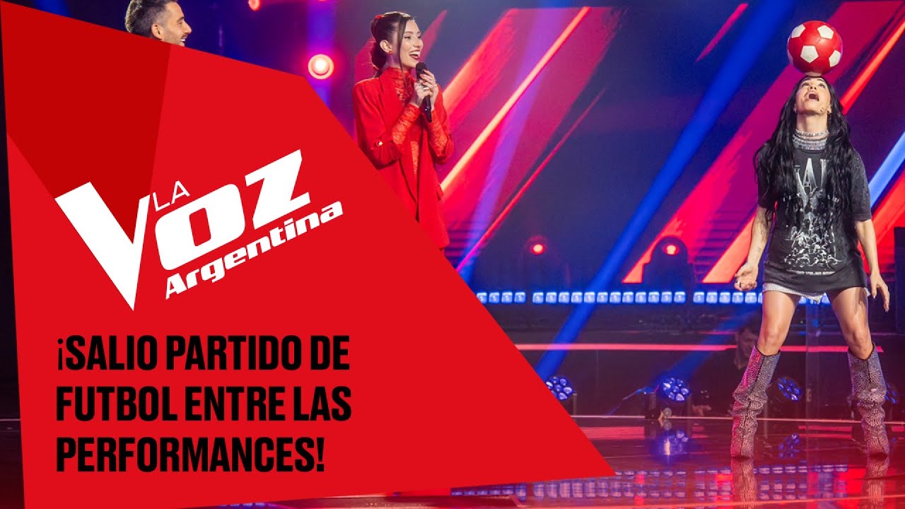 Nico Occhiato propuso jugar al fútbol e hizo desastres con Lali y Luck Ra - La Voz Argentina 2025
