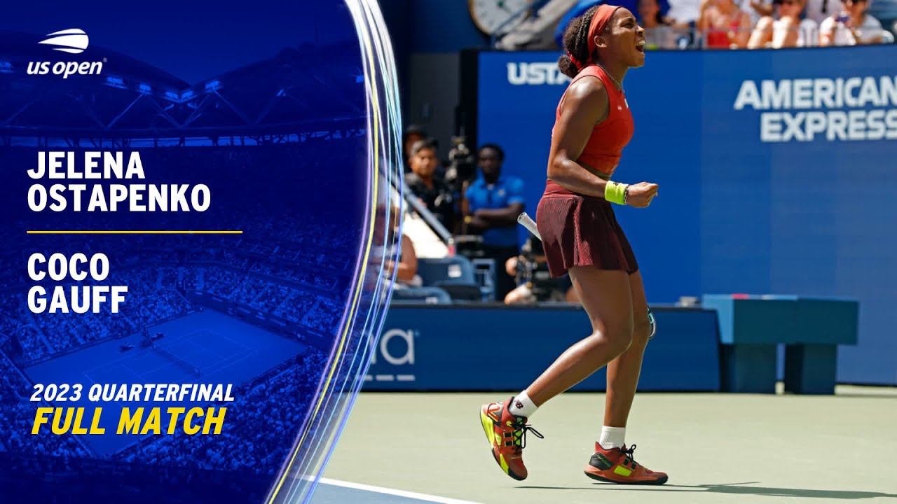Jelena Ostapenko vs. Coco Gauff Full Match | 2023 US Open Quarterfinal