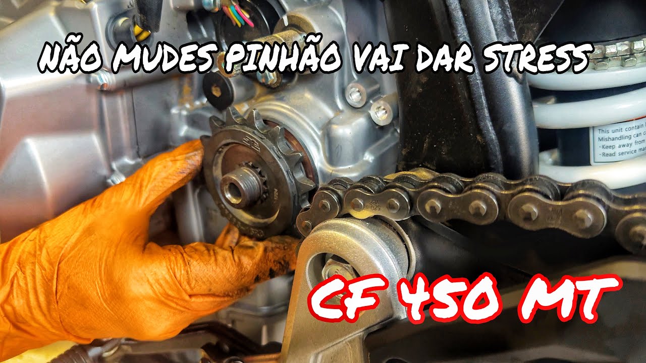 CF 450 MT NÃO MUDES PINHÃO SEM VER ISTO!!PODES EVITAR DANOS …