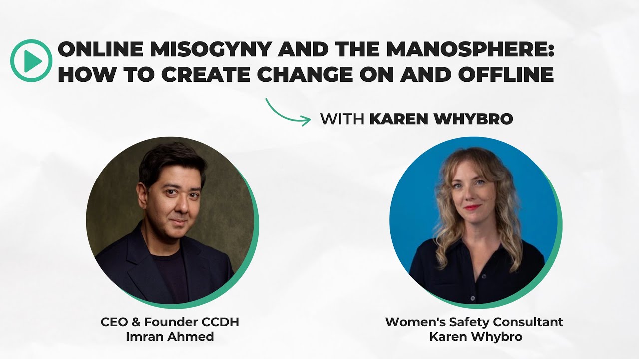 Online misogyny and the manosphere: how to create change? A conversation with Karen Whybro
