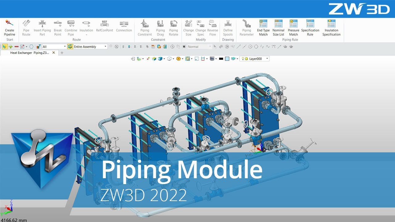 Piping Module | ZW3D 2022 Official