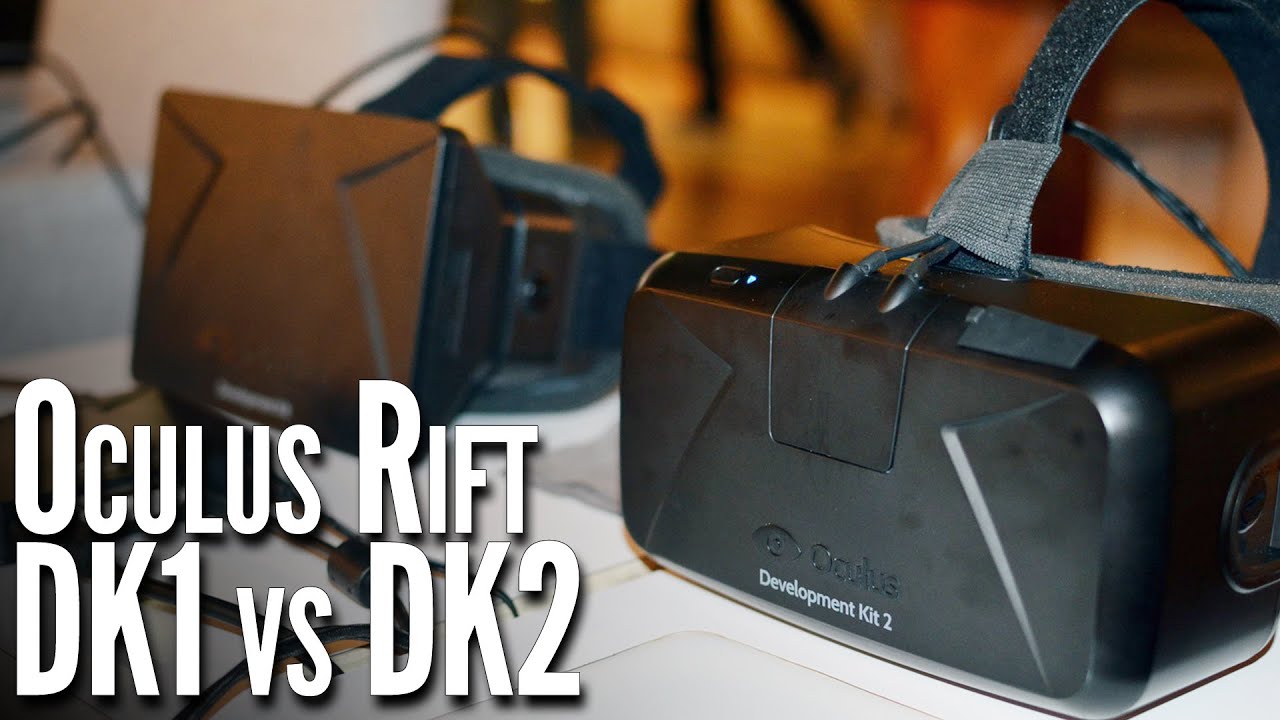 Oculus Rift DK1 vs DK2 Comparison