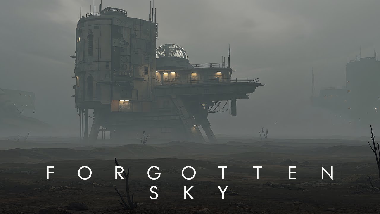FORGOTTEN SKY | Dark Dystopian Ambient | Alien World Soundscape | Dystopian Ambience, Background