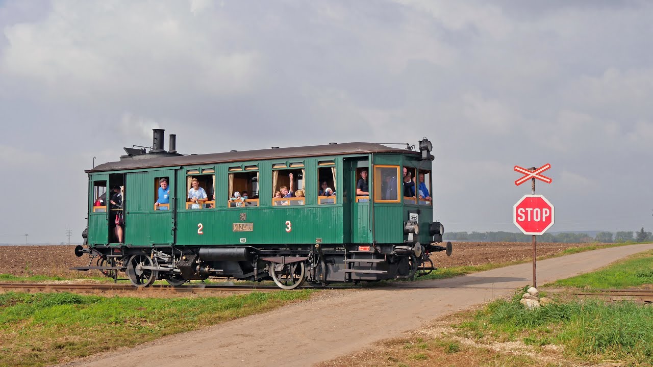 Parní vůz M124.001 „Komarek“ v Dobrušce 28. 9. 2021