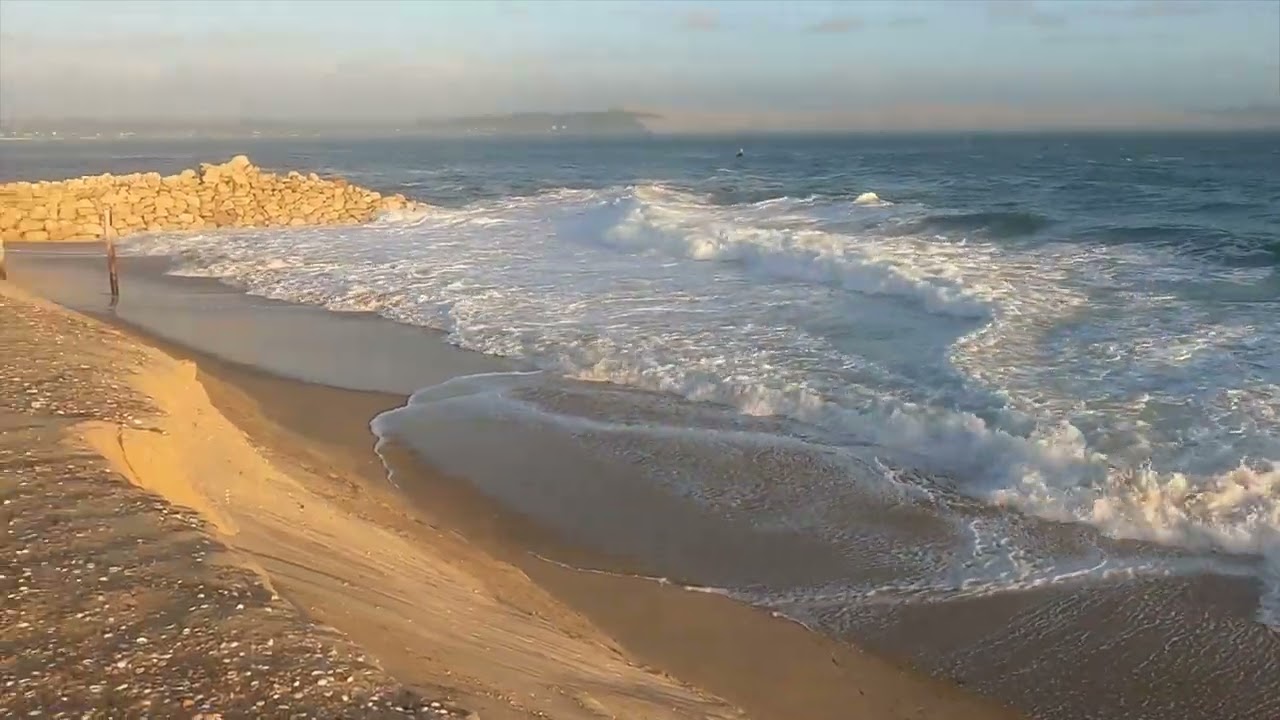 Grande mar&eacute;e &agrave; la pointe du Cap Ferret