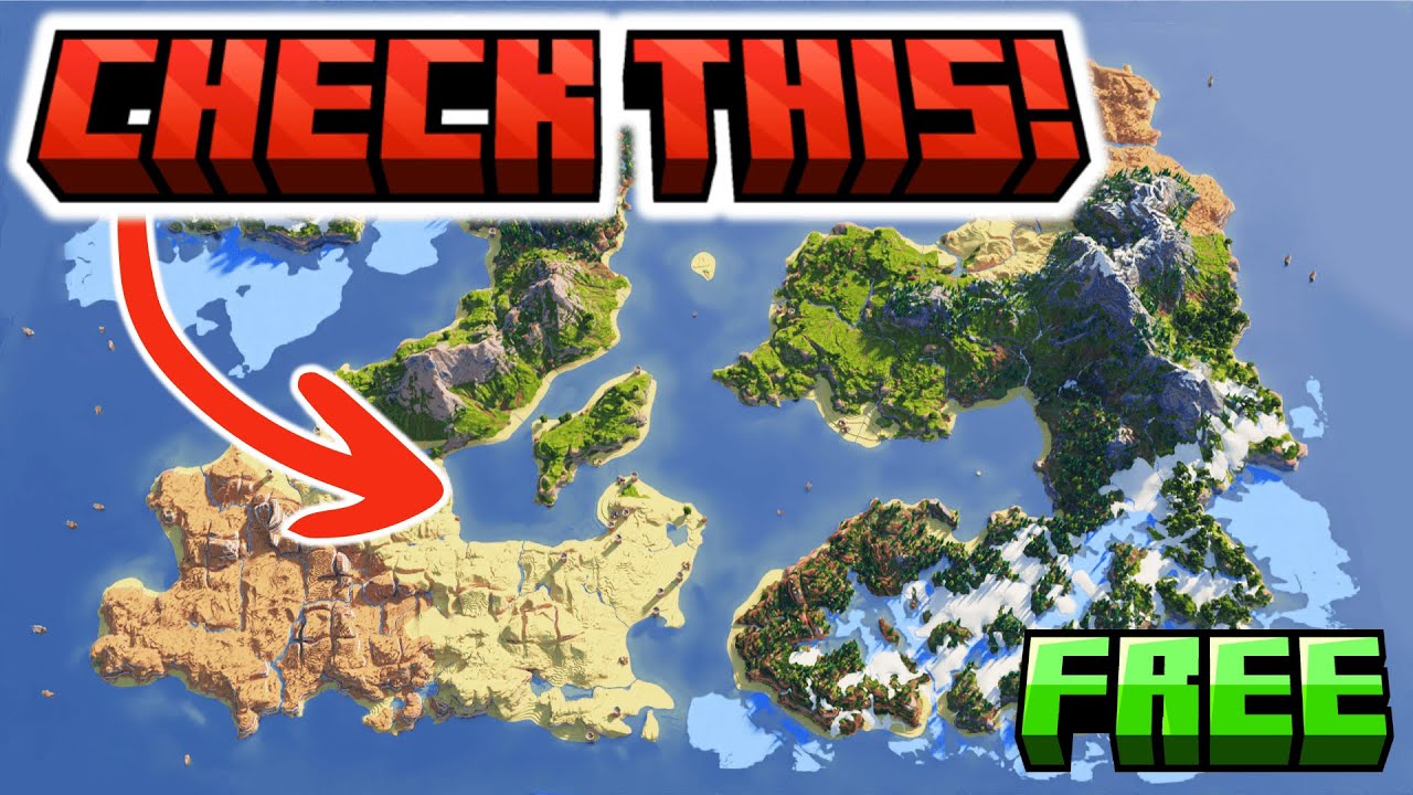 This is the Best FREE Custom Minecraft Survival World! [Java & Bedrock Download]
