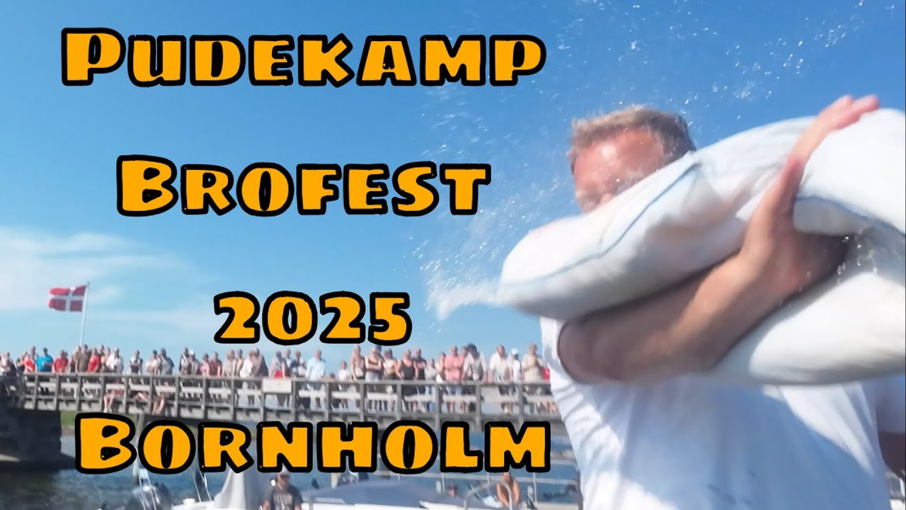 Snogebæk pudekamp havn brofest Bornholm 2025 Nexø Genbrug