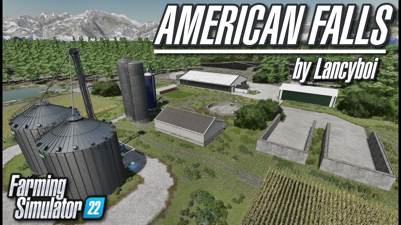 Map Preview - American Falls by Lancyboi (Farming Simulator 22)