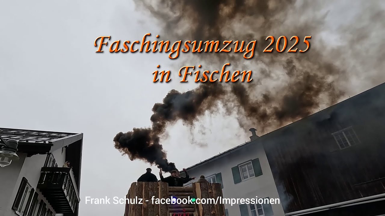 Faschingsumzug in Fischen im Allgäu 2025 (Alle Gruppen und Wagen)
