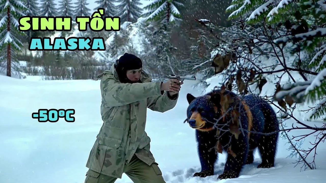 Sinh Tồn Khắc Nghiệt Ở ALASKA - Săn Gấu Đen & Nai Sừng Tấm