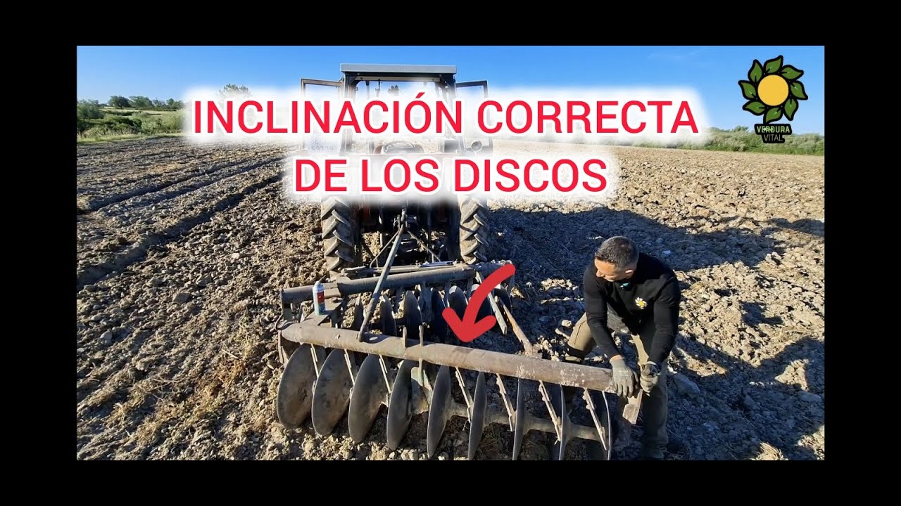 Cómo usar las gradas de discos paso a paso de forma eficiente!! #agriculture #gradas #ecologico
