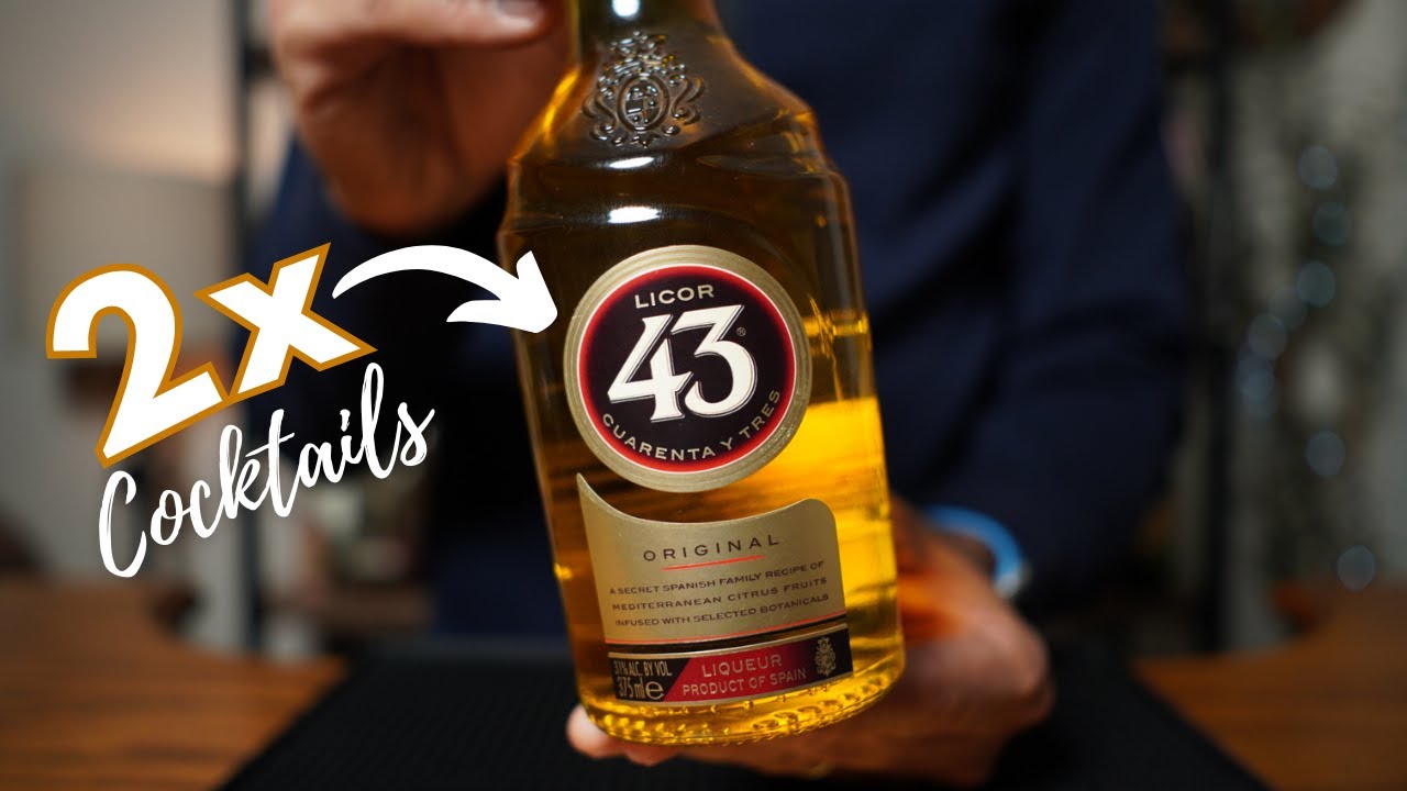 2x LICOR 43 Cocktails ★ One Shaken & One Stirred