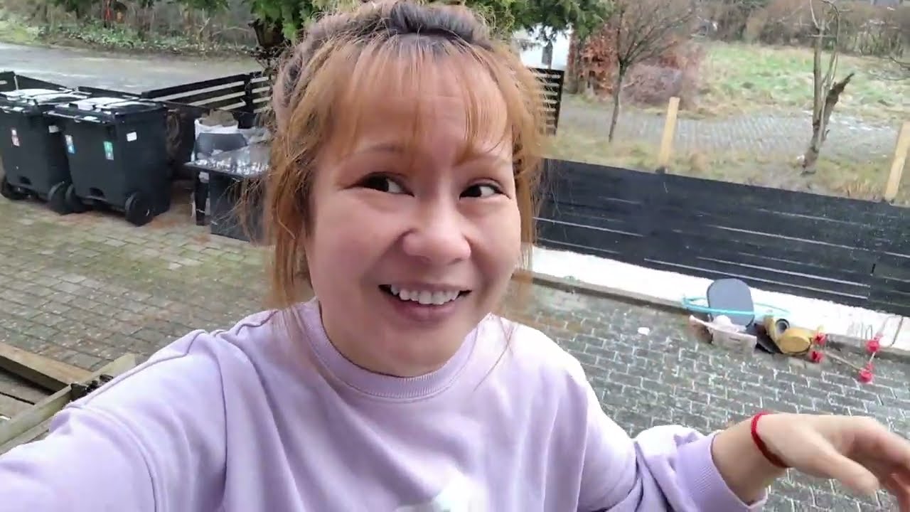 Vlog 545 Đan Mạch bắt đầu rơi từng hạt tuyết, một ngày bỏ ra để dọn dẹp thế giới của bé Nhi