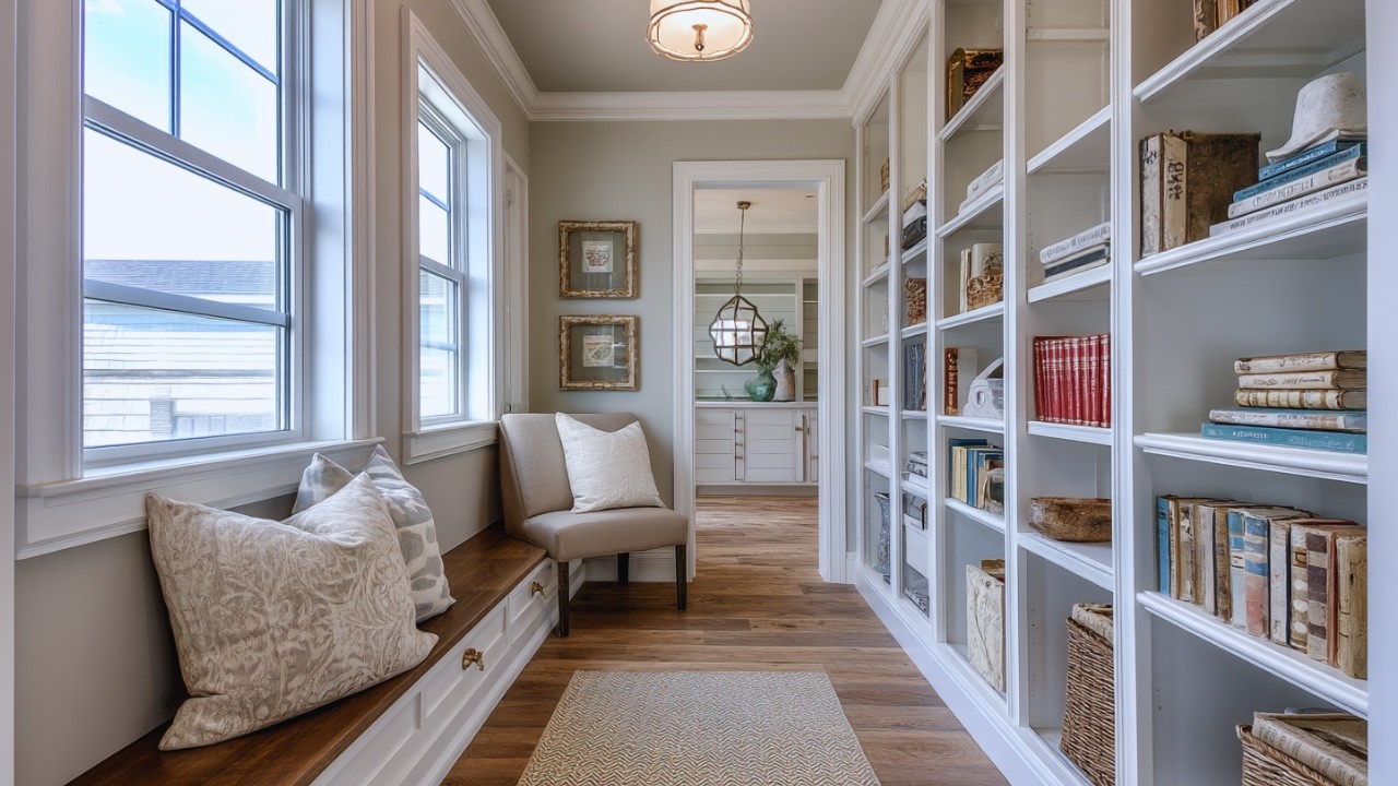 Small Hallway Transformation: Five to Ten Space Saving Solutions Using Recycled Antique Window Frame