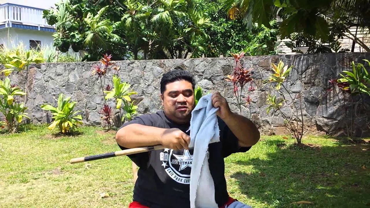 How to make a Samoan Fireknife Practice Stick?!