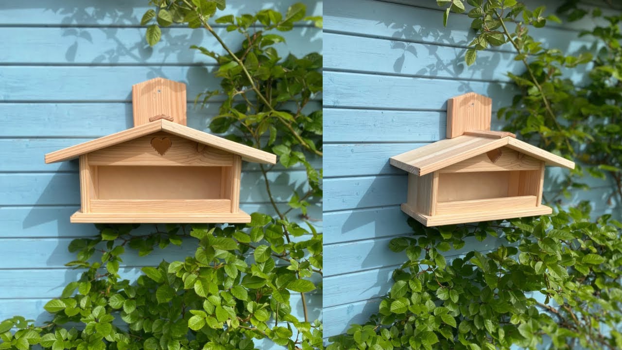 Restholzprojekt! Aus Restholz ein Futterhaus gebaut und auf Ebay verkauft...DIY.