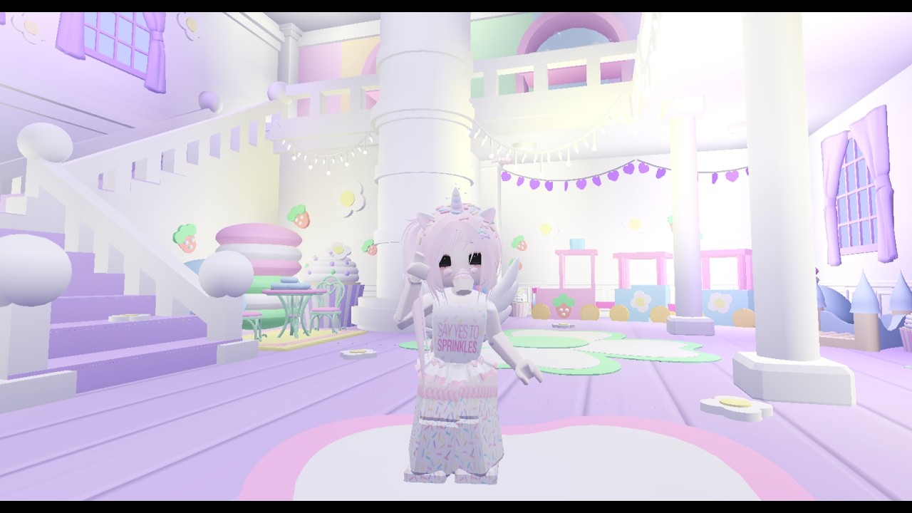Playing the new sugarfest update [ adopt me roblox ]