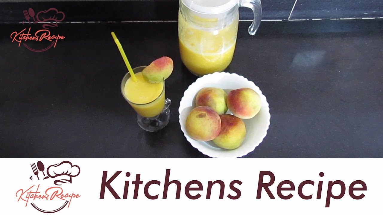 Fresh Juicy Peach Nectar Recipe By Kitchens Recipe