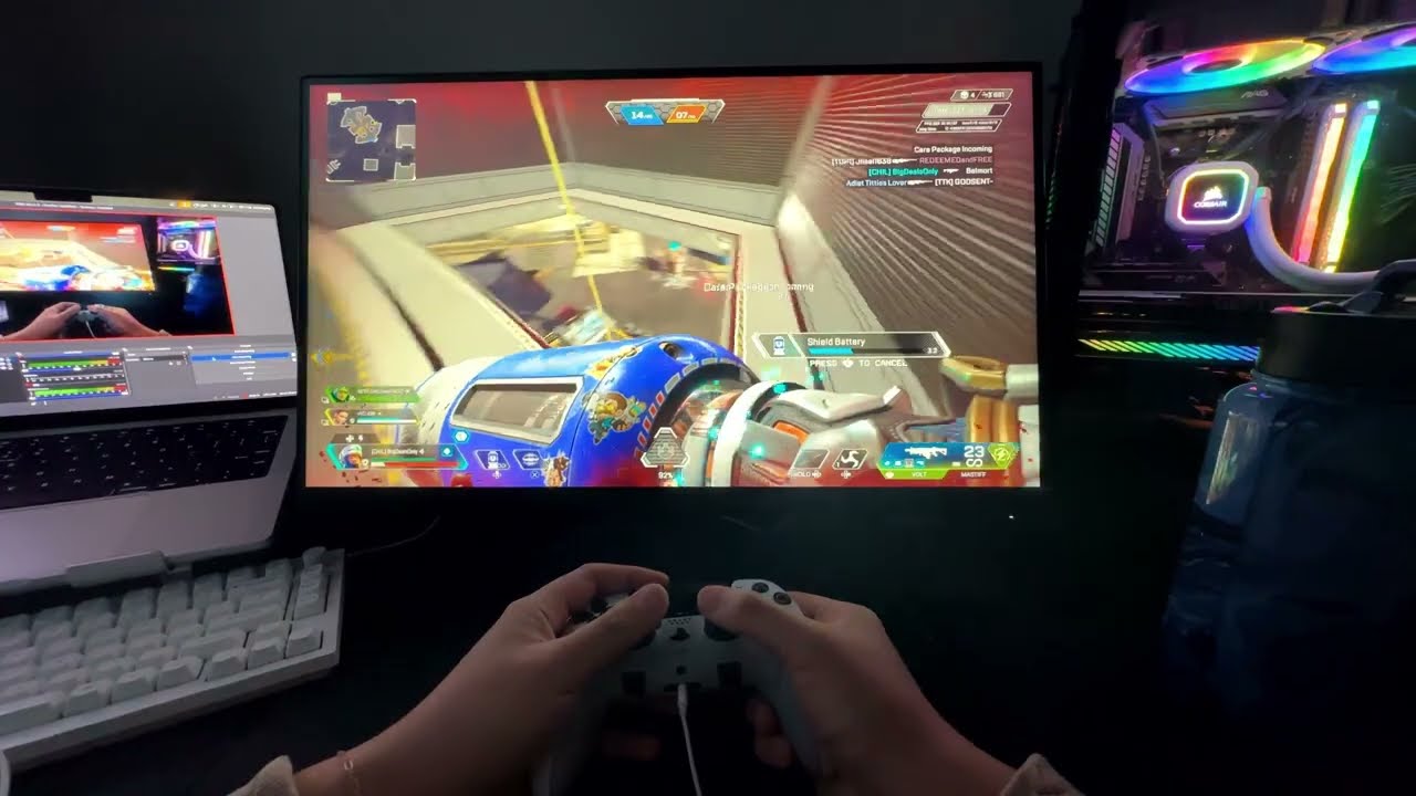 *true POV* Setup  + PS5 DualSense Edge Pro Controller | Handcam + Apex Legends 1440p 240hz Gameplay
