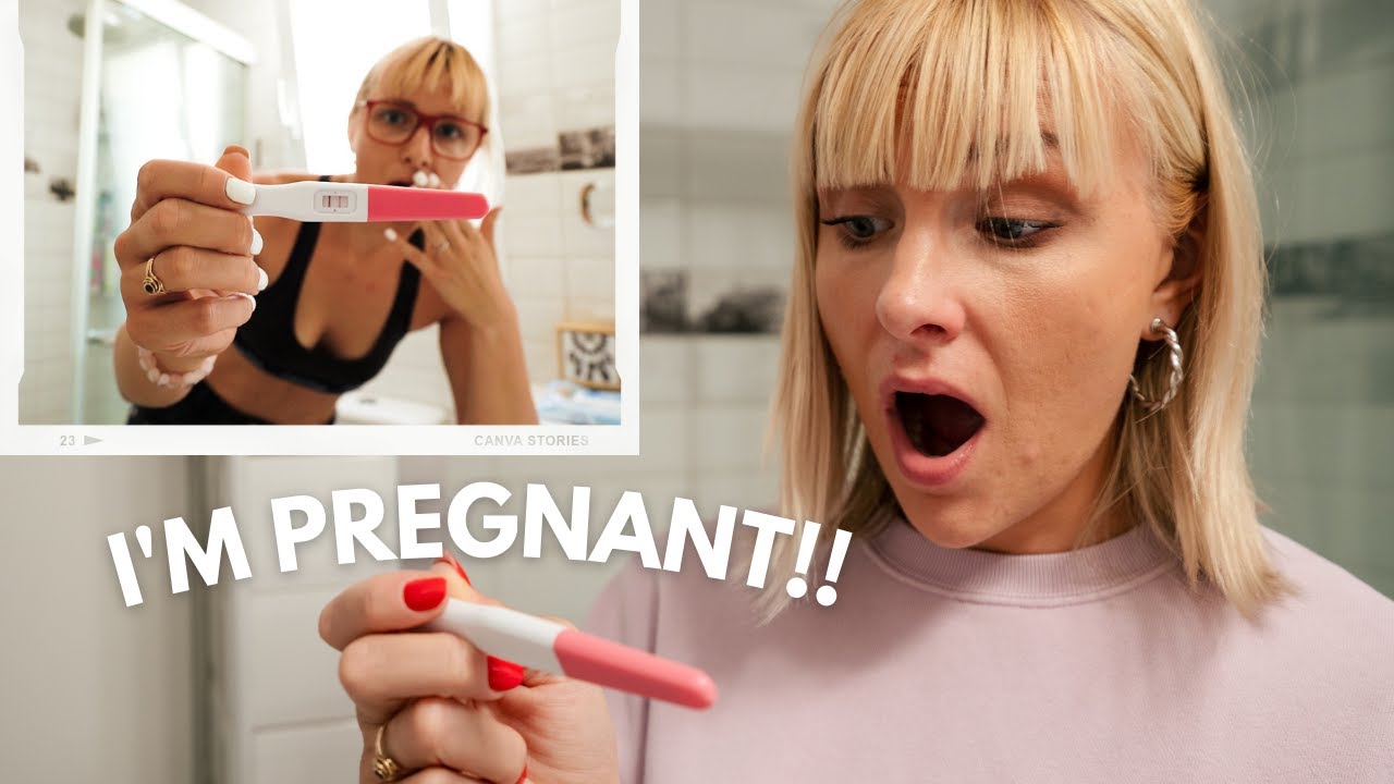 FINDING OUT I'M PREGNANT (unplanned pregnancy + live test reaction)