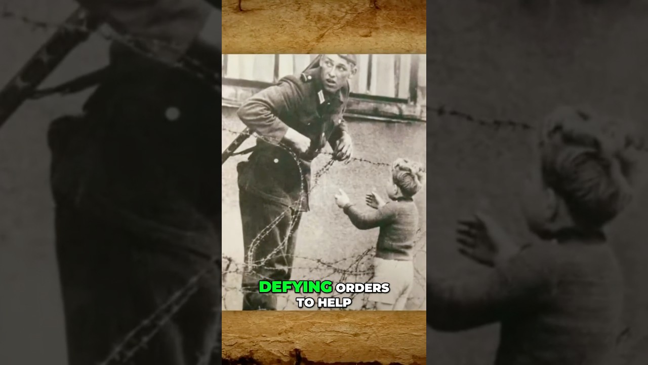 Defying the Wall: East German Soldier's Act of Kindness