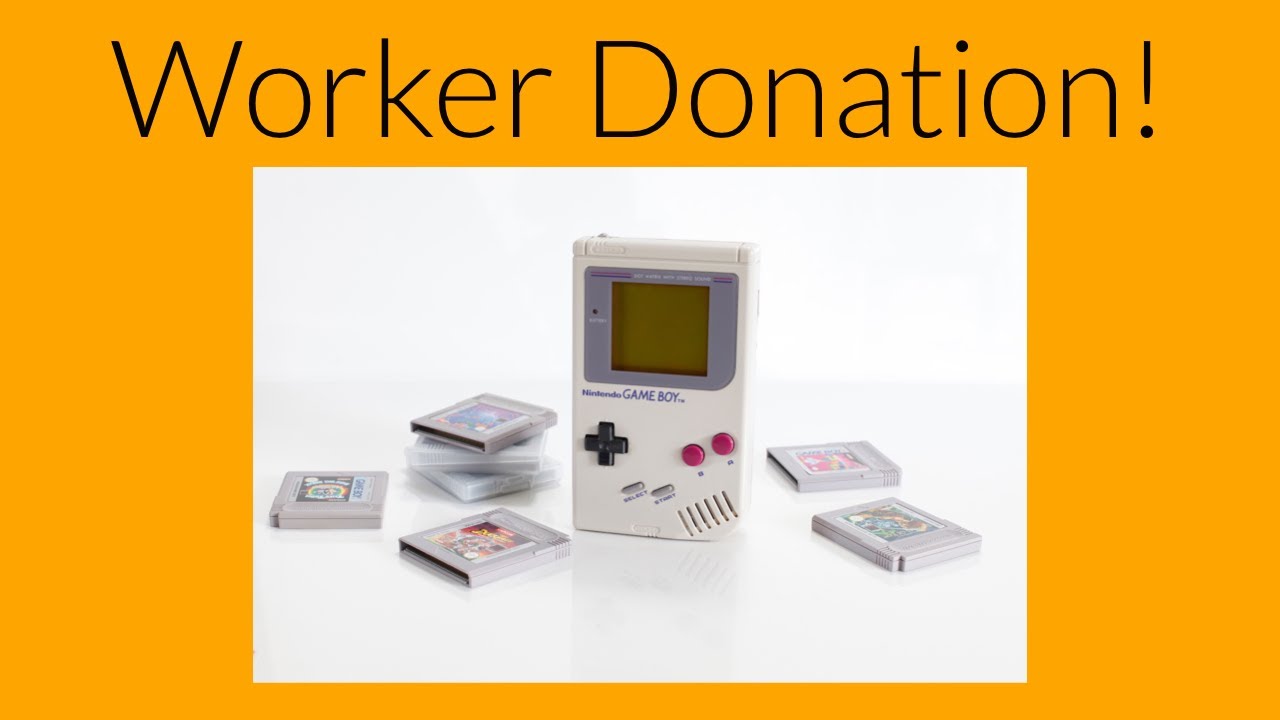 Worker Donation! Pure Retro Gaming Goodness!