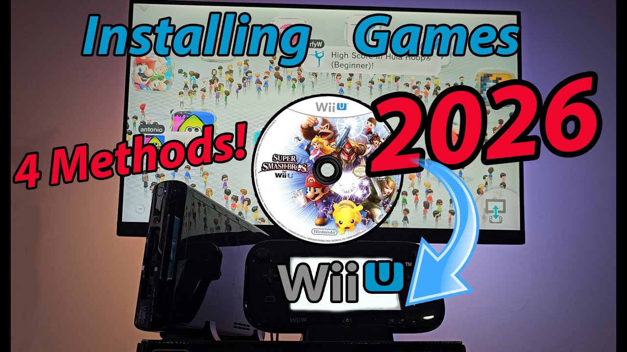 Инструкция по установке игр для Wii U (2026) - 4 метода - Диск, NUSspli, WiiUDownloader, UWUVCI I...