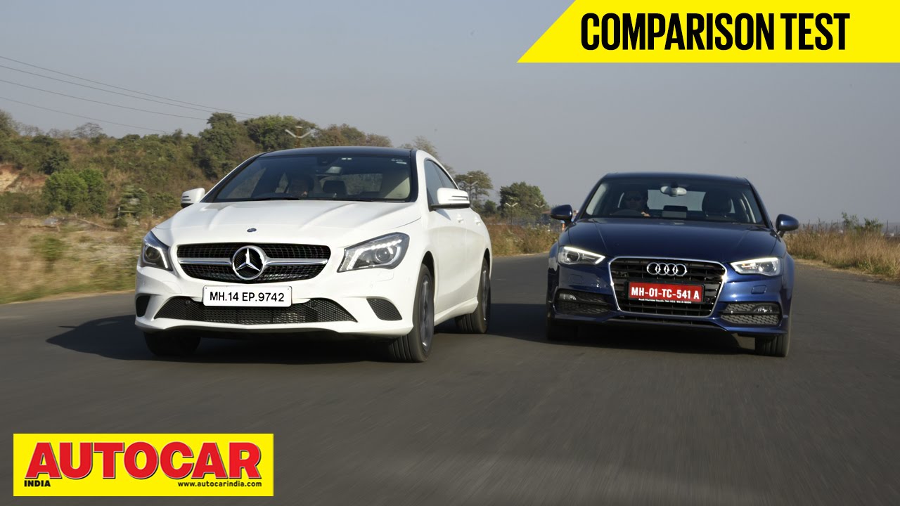 Mercedes Benz CLA-Class vs Audi A3 | Comparison Test | Autocar India