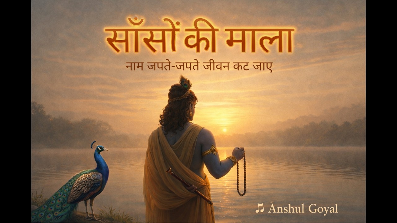 साँसों की माला | नाम जपते-जपते जीवन कट जाए | श्री कृष्ण भजन |नाम स्मरण भजन @anshul_bhajan_mandali