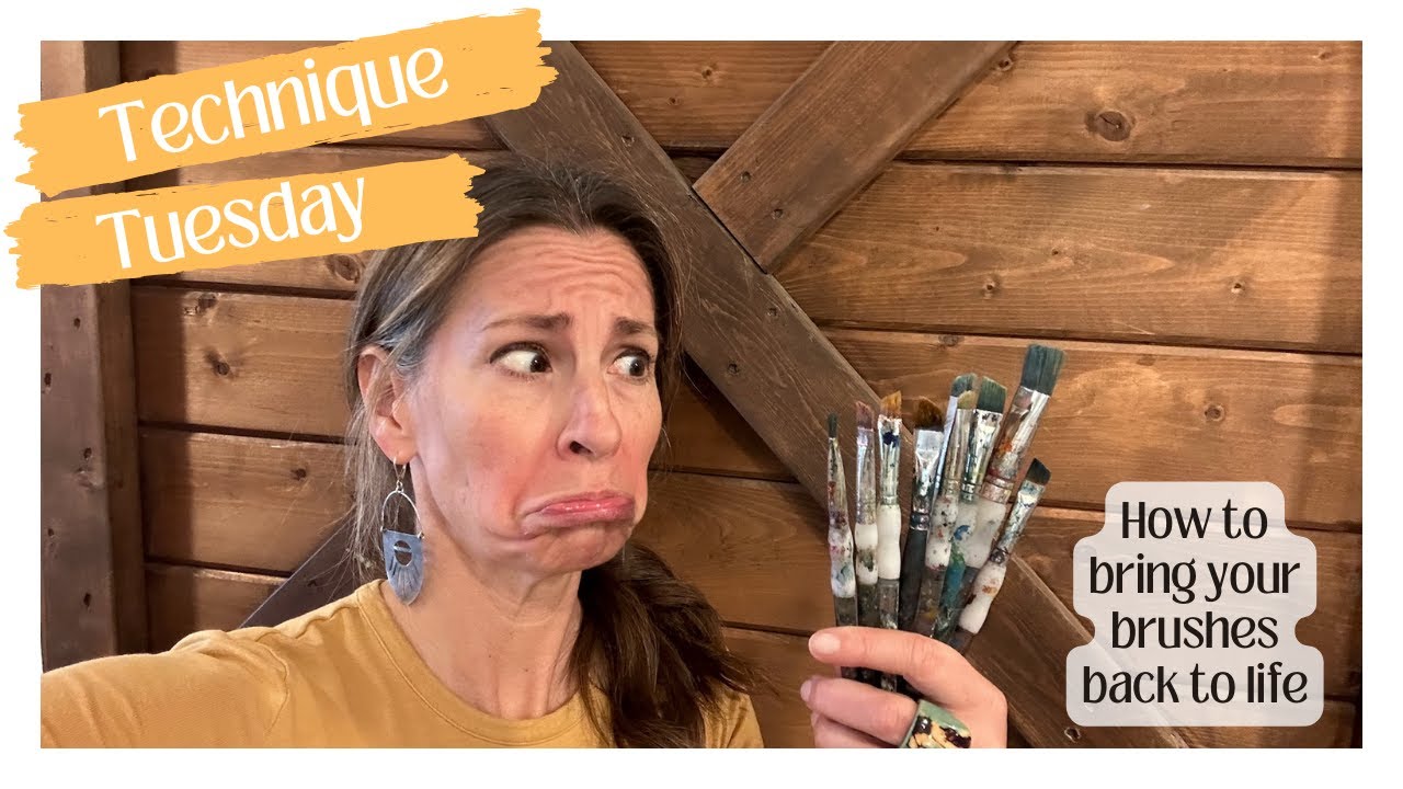 Technique Tuesday! How to bring your brushes back to life!