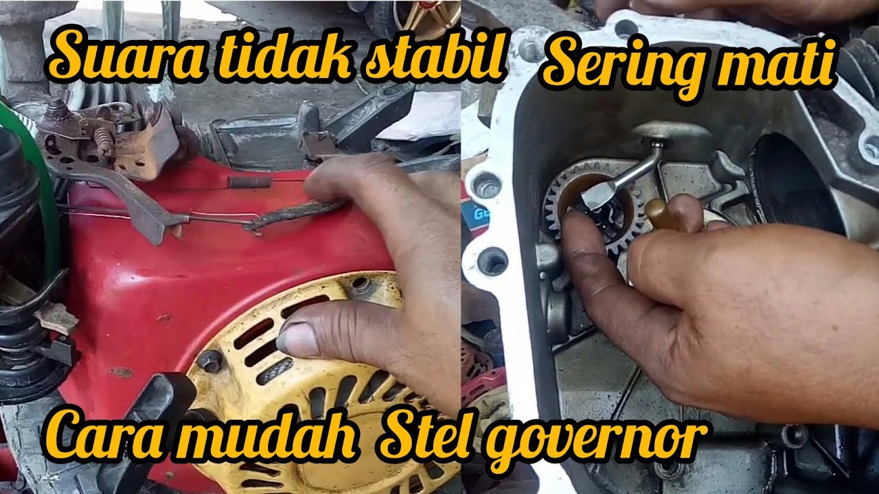 Cara stel governor mesin gx/mesin penggerak