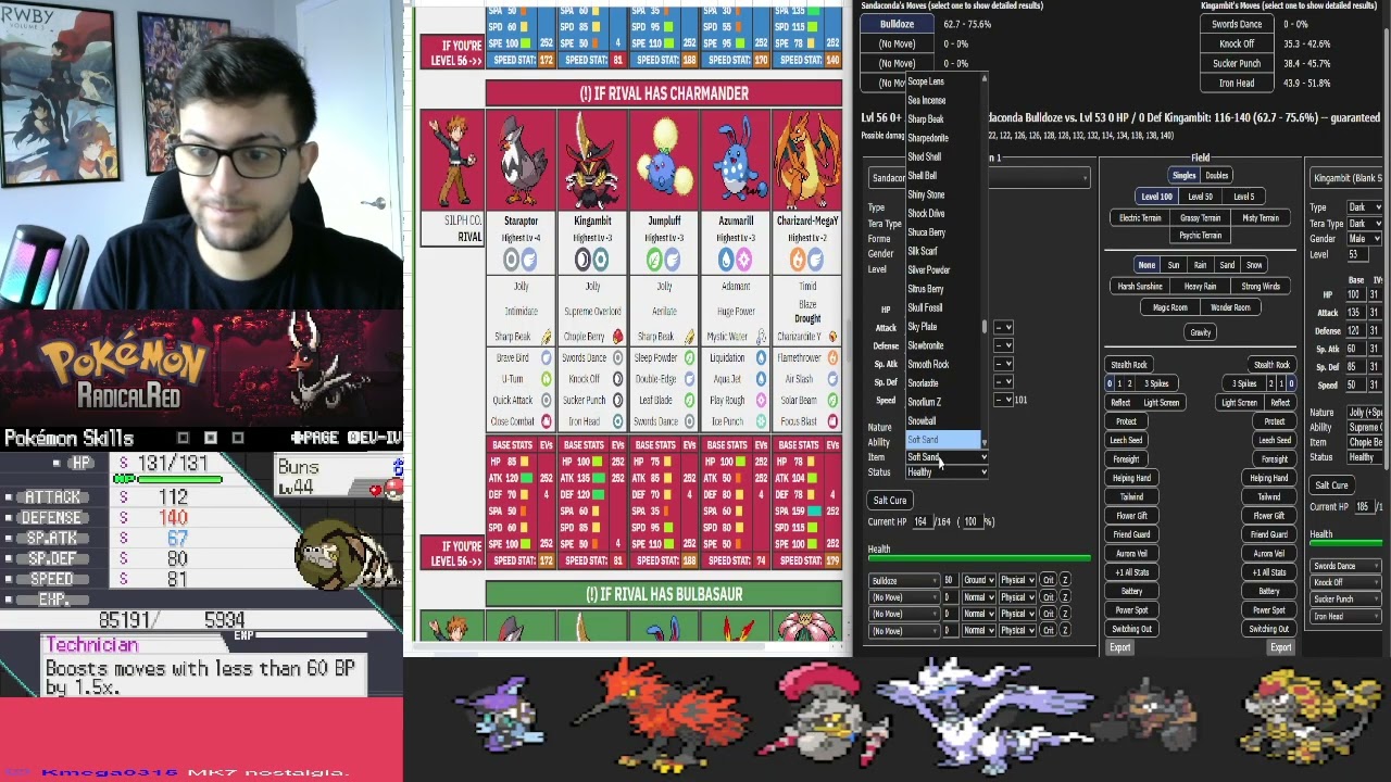 Radical Red Randomizer Nuzlocke - Ep 21: Taking Down Silph Co.