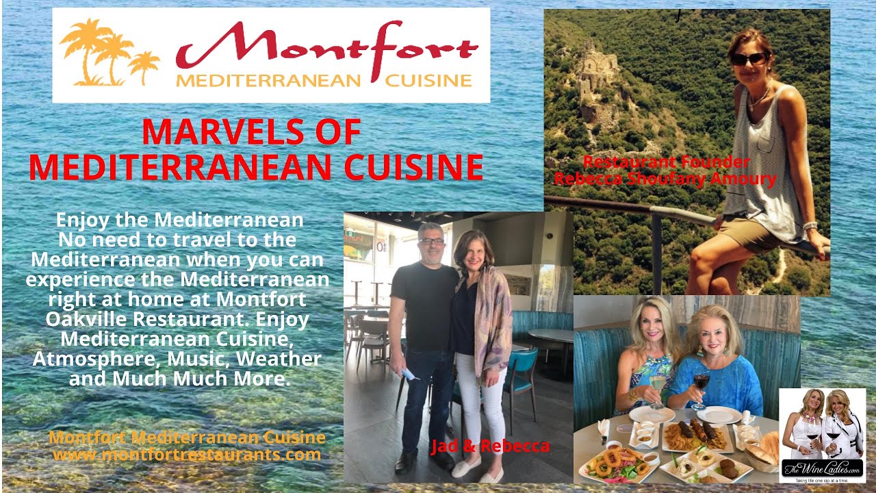 Marvels of the Mediterranean with Montfort Mediterranean Cuisine, Oakville, Ontario.