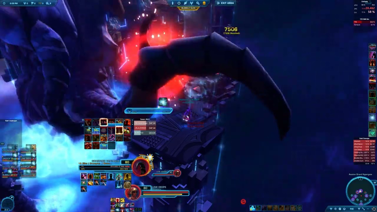 SWTOR TFB Terror from Beyond NiM 8m mDPS