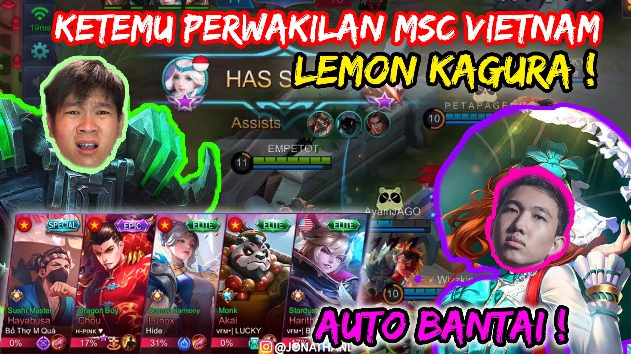 KETEMU PERWAKILAN MSC DARI VIETNAM, MAENNYA RAPI PARAH PANTES AJA BISA LOLOS QUALIFIER!!