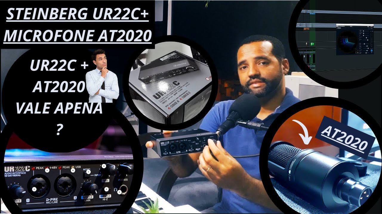 Review Steinberg UR22C Interface de áudio + Microfone AT2020