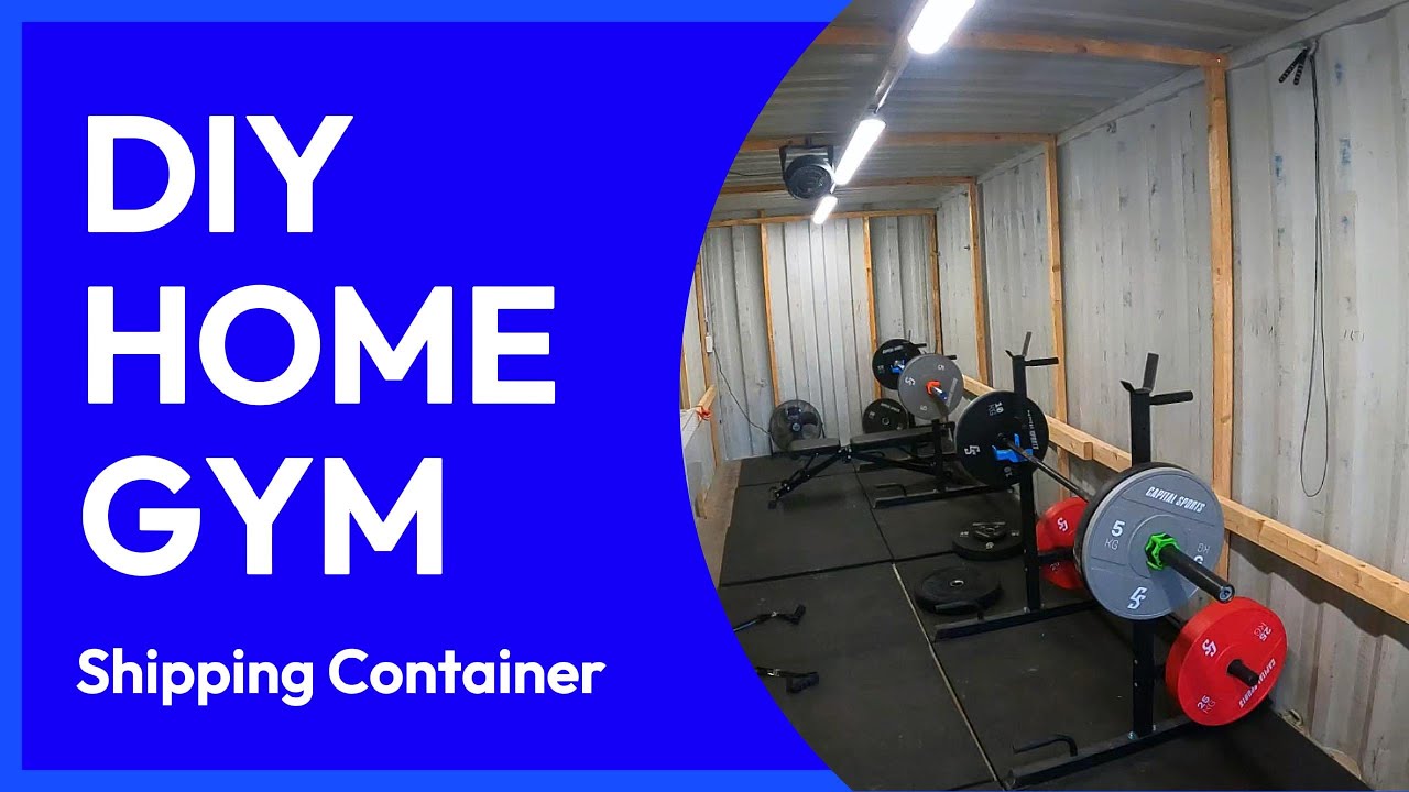 Tour Our Incredible Shipping Container Home Gym 🏋️‍♂️