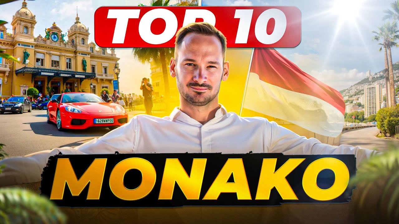 TOP 10 věcí, co musíš zažít v Monaku! Luxus, sportovní auta a kasino 🎰🏎💎