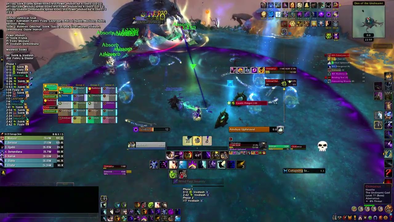 Mythic Chimaerus the Undreamt God - Shadow Priest PoV - The Dreamrift