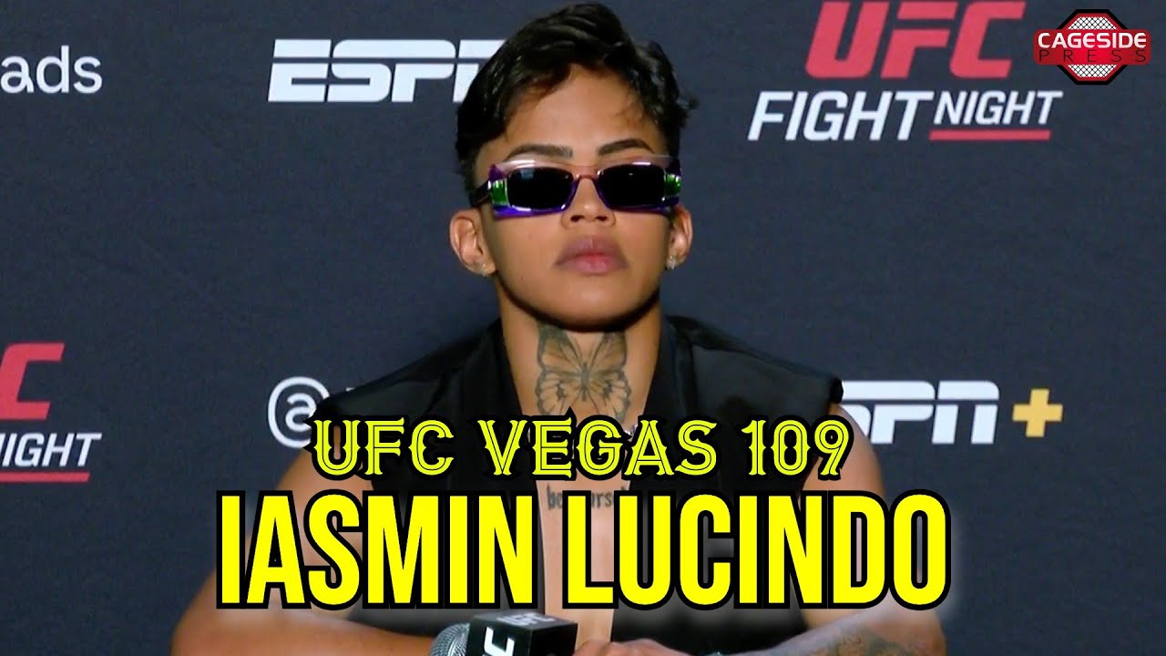 Iasmin Lucindo Excited For Hill Matchup, “A happy Iasmin is a Tough One to Beat” | UFC Vegas 109