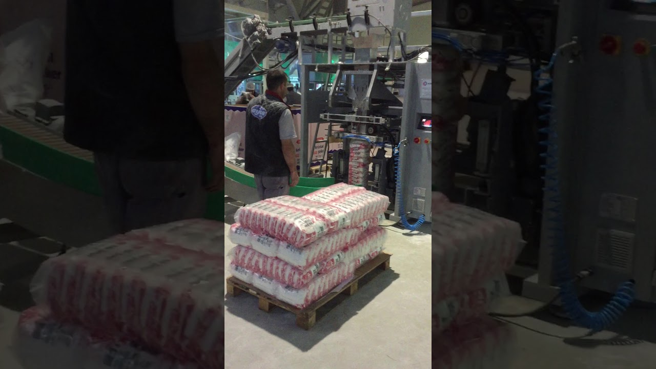 [İŞMEN GIDA - KONYA] TOZ ŞEKER PAKETLEME MAKİNESİ  + BALYALAMA MAKİNESİ(UZUN VERSİYON)