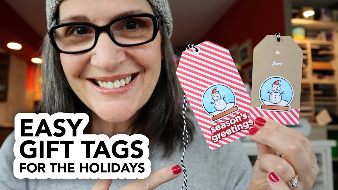 Easy Gift Tags for Holiday Packages You Can Create!