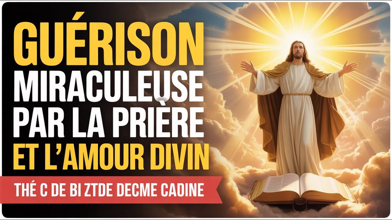 Prière PUISSANTE et SACRÉE pour une GUÉRISON MIRACULEUSE, EXAUCÉE par l'AMOUR DIVIN et la FOI BÉNIE