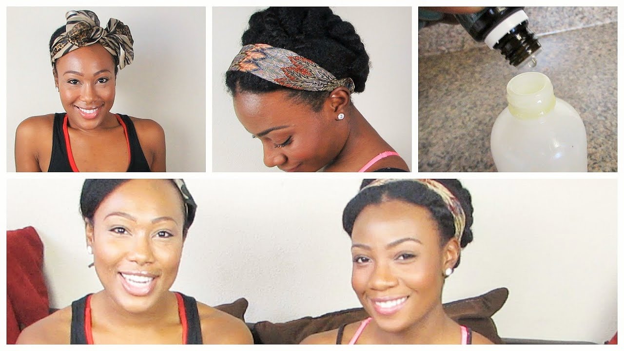Working Out With Natural Hair | Tips, Styles, DIY Refresher Oil Recipe - NaturallyGG